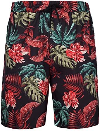 R Rambler 1985 חולצה תואמת בהוואי הגברים סט קיץ חוף 2 חלקים של חולצות פרחים וחליפות נופש של מכנסיים
