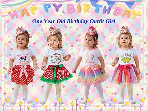 KGURTAGH ילדת תלבושת יום הולדת ראשונה, תלבושת ילדת יום הולדת 1 לילדה בת שנה