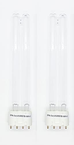2-נורות החלפת הנורה עבור 18 ואט הוניוול רובולב1 / ג מנורת אולטרה סגול 18 ואט