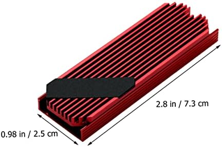 רדיאטור מפעיל 2 יחידות SSD M כונן חימום מתכת למצב סנפיר קירור יותר סיפוק כיור קירור קירור קירור מרקם