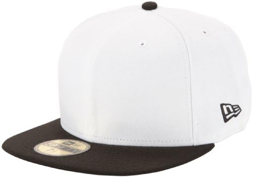 עידן חדש מקורי שני טון אופטי לבן / שחור 59 חמישים כובע