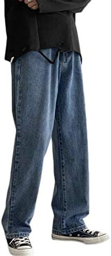 מכנסי מכנסי ג'ינס רופפים ברגליים ישרות של אנגונוול.
