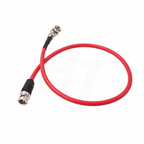 Hangton 12G SDI RAW 4K 60P כבל וידאו זווית ימינה זווית ימינה ל- BNC ישר 75 אוהם קואקסיאלי מוגן עבור