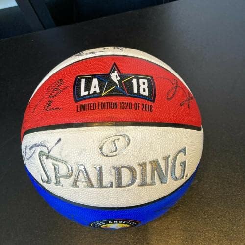 2018 NBA קבוצת משחקי הכוכבים החתמה על כדורסל JSA COA 30 SIGS STEPHEN CURRY - כדורסל חתימה