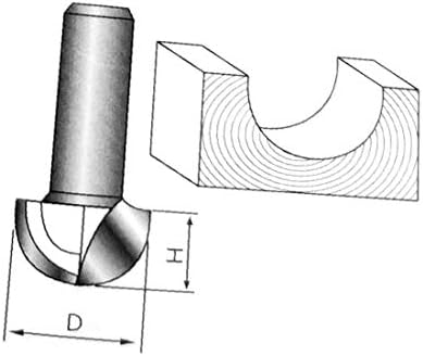 X-Deree 65 ממ אורך 1/2 חור מקדח ישר 3/8 חיתוך צינורות צינורות עגולים של דיא.