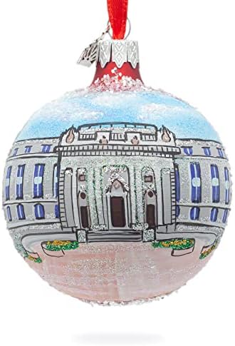 האקדמיה הימית האמריקאית, אנאפוליס, מרילנד, ארהב כדור זכוכית קישוט חג המולד 3.25 אינץ '