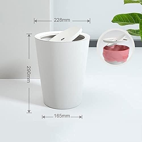 זבל זבל של WXXGY זבל יכול להניף מכסה בית אמבטיה פשוטה אמבטיה יצירתית סל נייר נורדי סל מתאים לשקוף פחית/חום