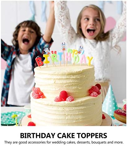 PartyKindom 20 PCS 1 SET עוגה מעשית עוגה מעודנת TOPPERS TOOPPER