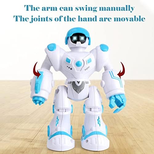 חשמלי צעצועי מתנה הליכה רובוט הליכה רובוט רובוט קול זוהר חלל חינוך חושי עבור בני 3 שנים
