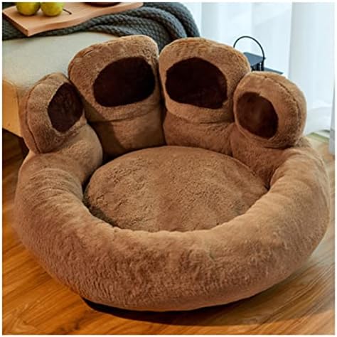 N/A מיטות כלבים בית ספה מחצלת קטיפה עגולה מיטות כלבים בינוניות קטנות נשלפות גדולות