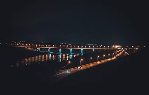 Puzzels lhjoysp למבוגרים 1000 אורות נהר גשר העיר
