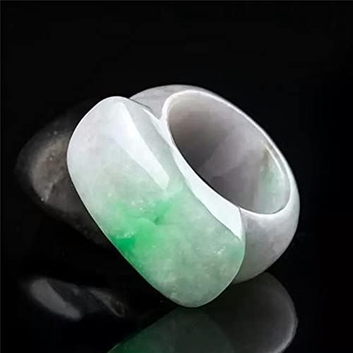 טבעת ירקן ירוק קומיאני מתנה טבעית טבעית טבעות אמרלד מוזר