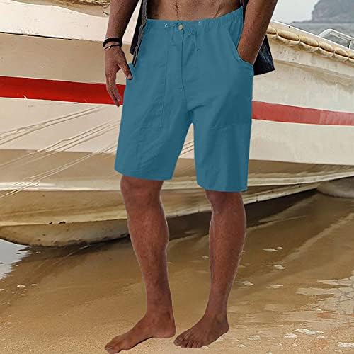BMISEGM בגדי ים גברים זכר קיץ מזדמן קז'ז 'מוצק מכנסיים קצרים משיכת מכנסיים קצרים מכנסיים כיס קצר אופנה