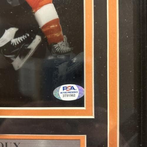 קלוד ג'ירו חתימה חתימה פליירים 8x10 תמונה ממוסגרת JSA - תמונות NHL עם חתימה