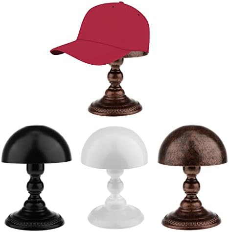כובע ווי בציר סגנון מתכת בודד כובע מתלה כובע פאה מחזיק דוכן תצוגת ראש דוכן נייד דוכן פאת בובת גמד ראש