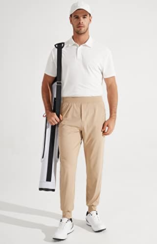 מכנסי גולף גולף לגברים של ליבין עם כיסי רוכס