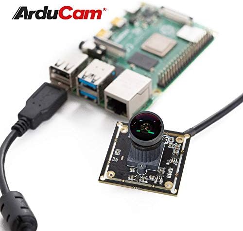 ARDUCAM 1080P אור נמוך WDR ULTRA זווית רחבה מודול מצלמה USB למחשב, 2MP CMOS IMX291 160 מעלות DISHEYE