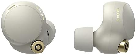 Sony WF-1000XM4 True Wireless Wireless ביטול אוזניות באוזן עם חבילה מטען אלחוטי של Kratos Power כפול