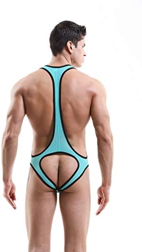 Naturemore Mens Jock רצועות תחתונים תחתונים תחתונים סרבלים סרבלים להיאבקות בגד גוף סינגלט