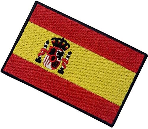 דגל אמבטאו ספרד טלאי רקום ברזל ספרדי על תפירה על הסמל הלאומי