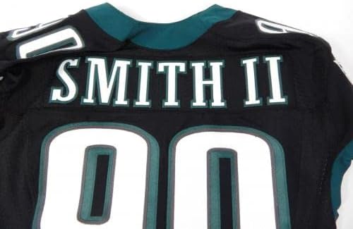2015 Philadelphia Eagles Marcus Smith 90 משחק הונפק ג'רזי שחור 42 DP29152 - משחק NFL לא חתום משומש