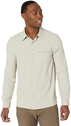 חולצת שרוול ארוך בגוון לייט לגברים / ייבוש מהיר עם הגנה מלאה מפני השמש