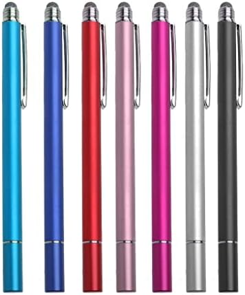 עט גרגיל קופסא תואם ל- Blu C5L - חרט קיבולי Dualtip, קצה סיבים קצה קצה קיבולי עט עט עבור Blu C5L - כסף