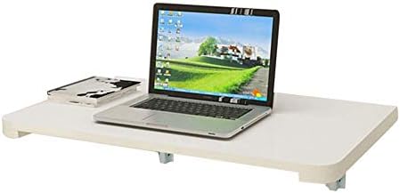 PIBM פשטות מסוגננת מדף קיר רכוב שולחן מתלה צף שולחן מחשב נייד שולחן כתיבה מעץ מוצק אחסון מרובי תפקוד