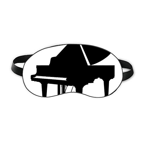 פסנתר מוסיקה קלאסית תבנית שינה מגן עיניים רכה כריכה בצל עיוורון