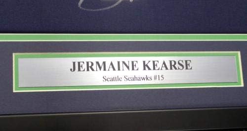 סיאטל סיהוקס ג'רמיין קארס עם חתימה ממוסגרת כחולה נייקי ג'רזי MCS HOLO מלאי 107764 - גופיות NFL עם חתימה