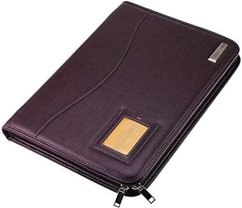 Broonel - סדרת קווי מתאר - מארז מגן עור סגול כבד - תואם ל- HP Probook 440 G8 14 מחשב נייד