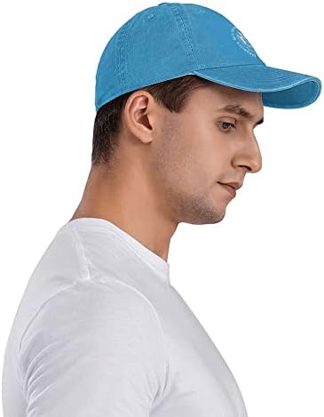 אודרוי בייסבול כובע מצחיק ספורט כובעי נהג משאית כובע רטרו מתכוונן קסם אבזם אבא כובעי כחול
