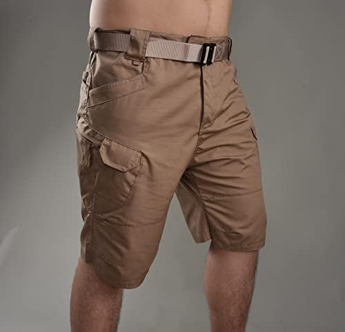 מכנסי מטען לטיולים בגברים מכנסיים קצרים מהיר של אתלטי יבש חיצוני למכנסיים קצרים לגברים עם ריבוי כיס