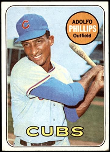 1969 Topps 372 Adolfo Phillips Chicago Cubs VG+ Cubs