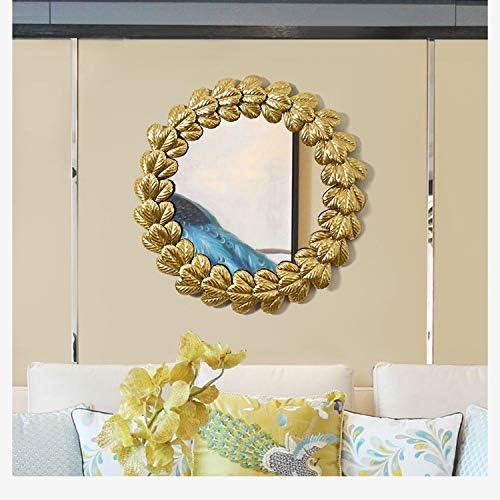 קיר מראות עבור חדר תפאורה בית תפאורה זהב עגול מראות קיר תפאורה מודרני קיר תפאורה מתנות לנשים