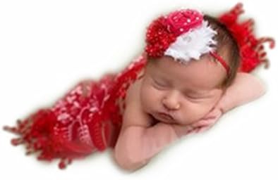 יילוד ילד ילדה צילום אבזרי יילוד כורכת תינוק תמונה לירות תלבושות לעטוף תחרה חוט בד שמיכה