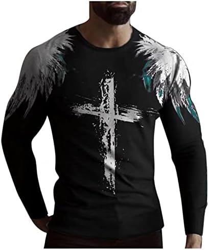 חולצות טריקו של שרוול ארוך XXBR לגברים, 2021 סתיו חדש טלאים טלאים אימון אתלטיקה ספורט ספורט קז'ן צוואר