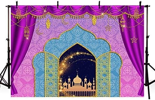 מהופונד ערבי לילות מרוקאים רקע עיד רמדאן מובארק מסיבת יום הולדת קישוטי באנר קסם שד הודי מפואר תינוק