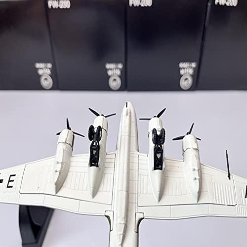 סגסוגת Mookeenone FW200 דגם מטוסי סיור מודל מטוסים צבאיים מודל 1: 144 דגם סימולציה מודל תערוכת מדע