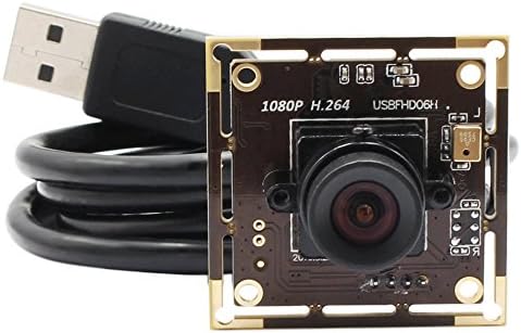 ELP SONY IMX323 חיישן מיני נמוך אור נמוך זווית מודול מצלמת USB עם 100degree ללא עיוות עדשת HD 1080P