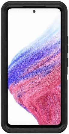 Otterbox Samsung Galaxy A53 5G Defender Series Case - שחור, מחוספס ועמיד, עם הגנה על נמל, כולל קיקטנד