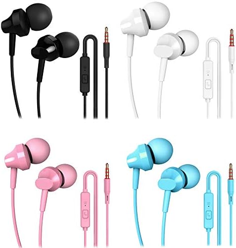 אוזניות STEREO STEREO STEREO של XHNFCU עם אוזניות באוזן עם מיקרופונים מבודדים רעש, הגדרה גבוהה ואוזניות
