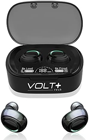 Volt Plus Tech Wireless V5.1 Pro אוזניים תואמות לסגנון טון LG HBS-SL5 IPX3 Bluetooth מגע אטום למים/אטום