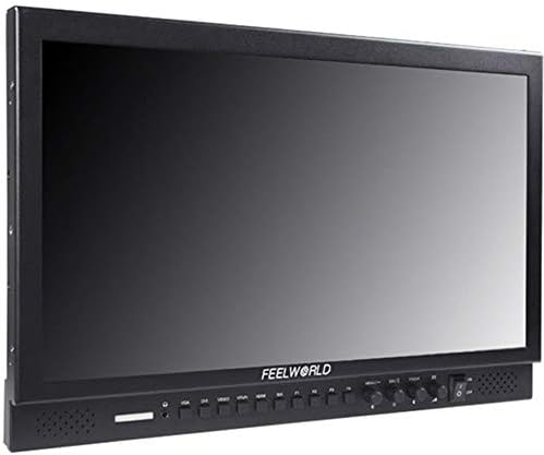 Feelworld P173-9HSD-Co 17.3 1920x1080 צג שולחן עבודה לניטור LCD משודר עם 3G-SDI 4K HDMI AV YPBPR FULL