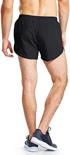 Baleaf's 3 '' גברים '' מכנסיים קצרים חדר כושר מהיר אימון אתלטי יבש כיס קל משקל קל משקל