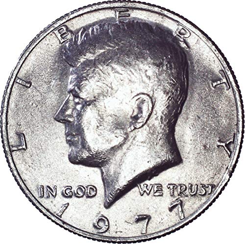 1977 קנדי ​​חצי דולר 50C על לא מחולק