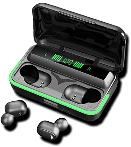 Myciemdix אמיתית אוזניות אלחוטיות Bluetooth 5.3 אוזניות זמן משחק 150 שעות עם תצוגת כוח LED של 2000mAh