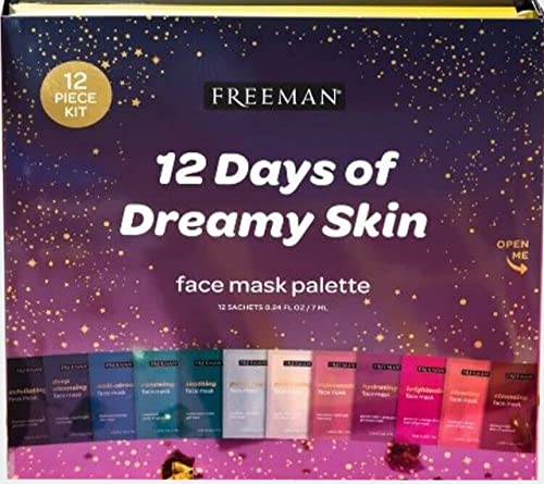 פרימן חג פנים מסכת מתנת סט, מהדורה מוגבלת 6 ימים של זוהר פנים מסכת ערכת, מגוון לטיפוח העור פנים טיפול
