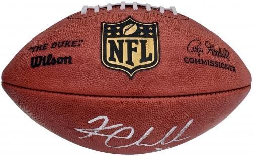 קאם קנצלר חתימה על חתימה רשמית NFL כדורגל עור סיאטל Seahawks MCS Holo מלאי 197188 - כדורגל חתימה