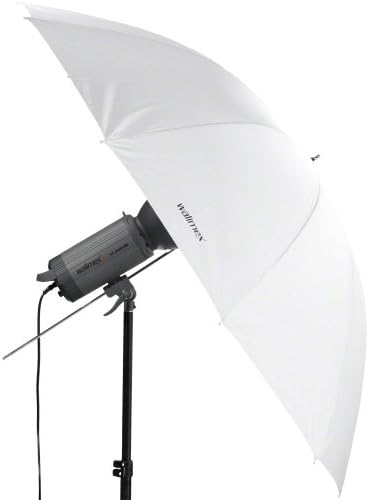 וולימקס פרו שקוף מטריה 150 ס מ, לבן